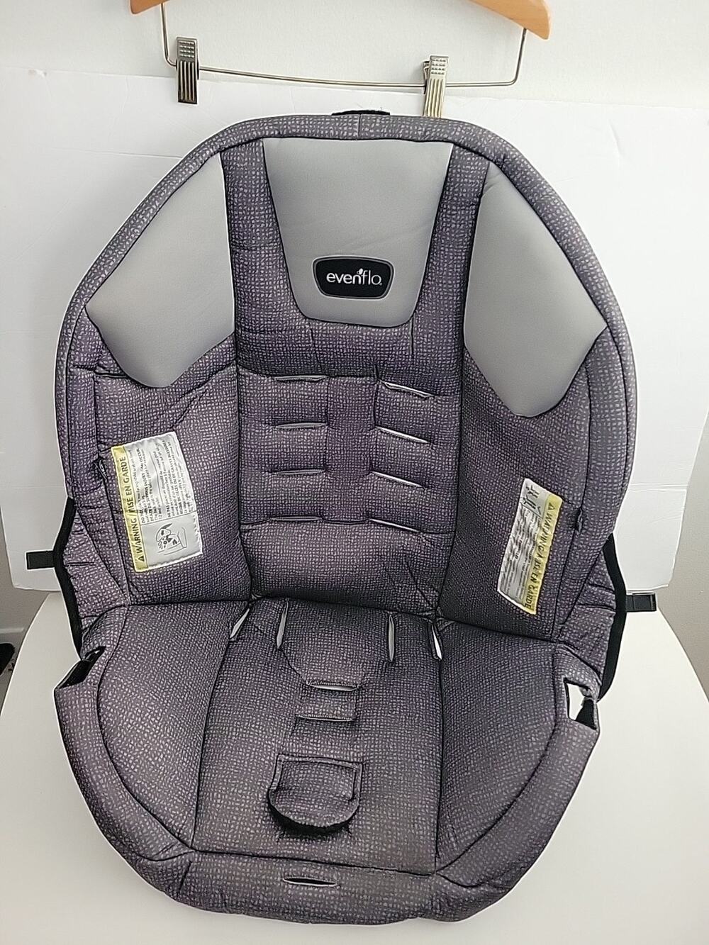 Evenflo Safemax Litemax 2.0 Gray Baby Seat Cover Fabric Pad Cushion Replacement